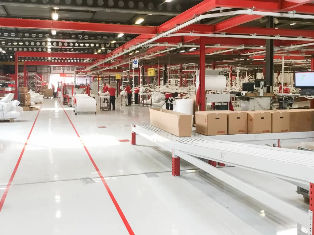 epoxy gietvloer productie bedrijf