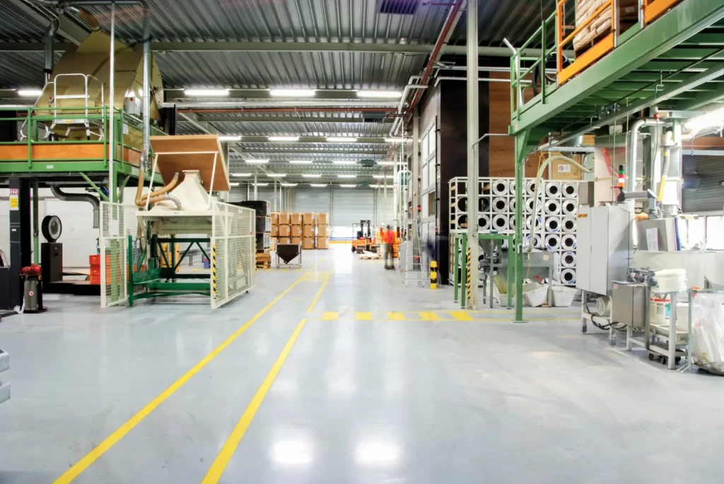 epoxyvloer industrie bedrijfsruimte fabriek