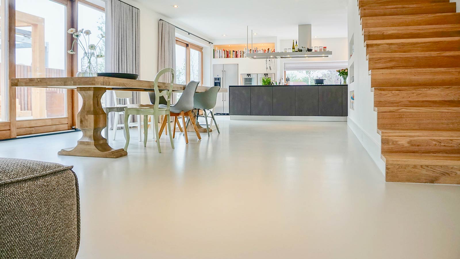 gietvloer woonkamer