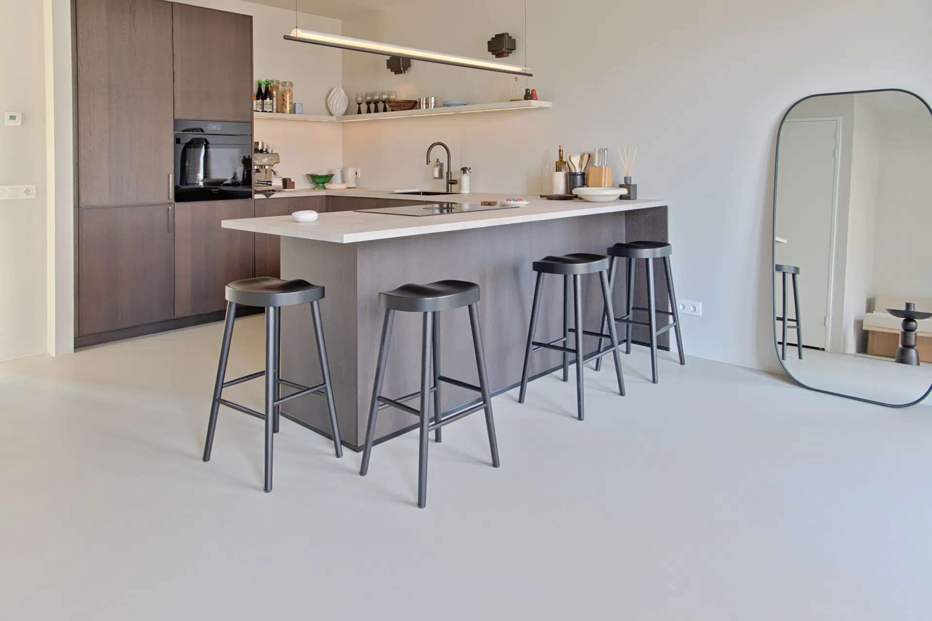 Lavasteen Gietvloer Keuken